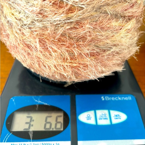 Other - Pink And White MOHAIR LUXURIOUS FLUFFY Yarn on Cone  for Crafts Knitting 3.6 lbs